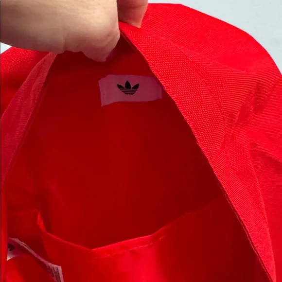 Adidas red full size logo backpack NWT - Picture 7 of 7